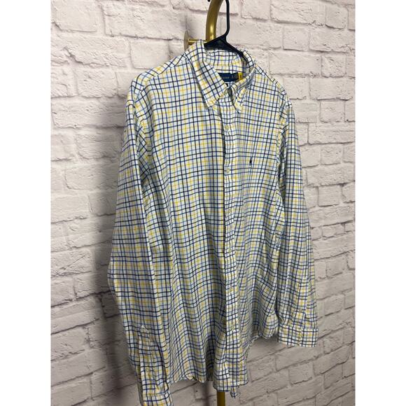 Authentic Polo Ralph Lauren Classic Fit CLBDPPCS- Long Sleeve Sport Shirt - Picture 5 of 7